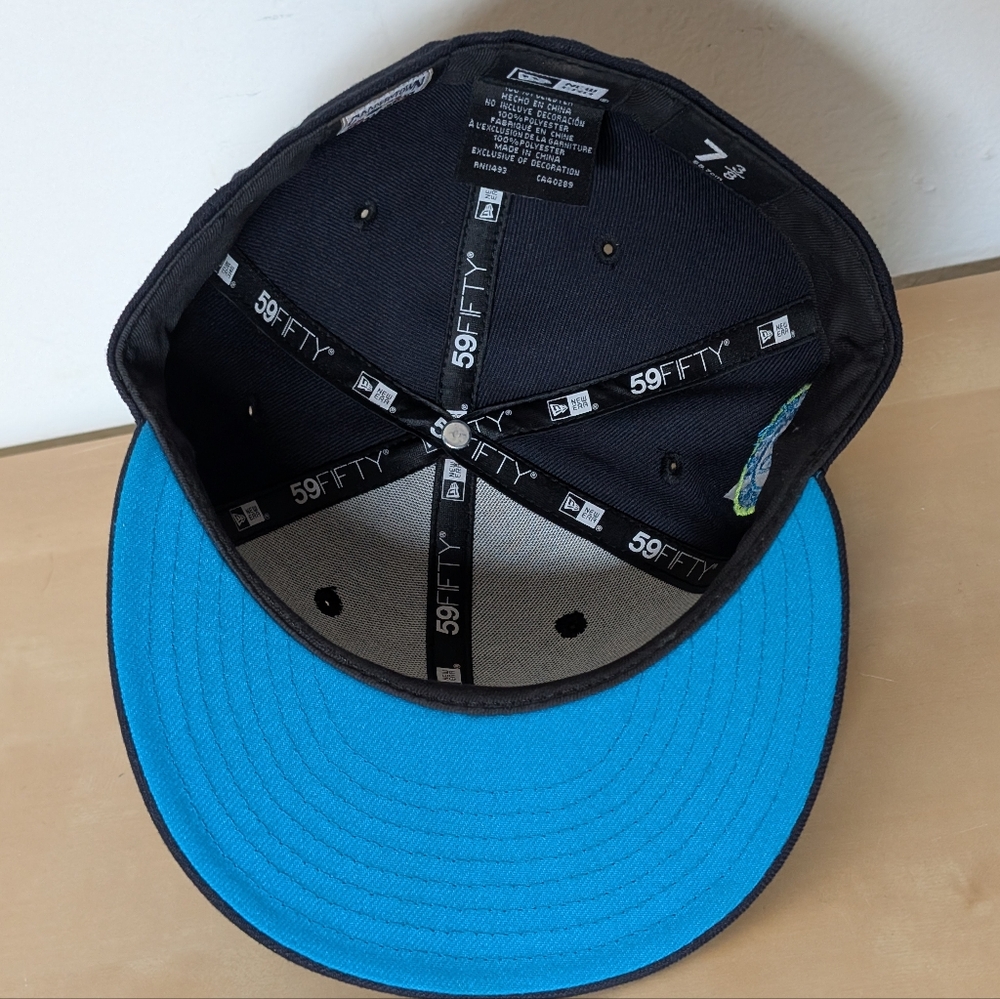 Minnesota Twins Cyberpunks 60th Anniversary Cap Hat Club Exclusive 59Fifty 7 3/8 - Picture 5 of 6